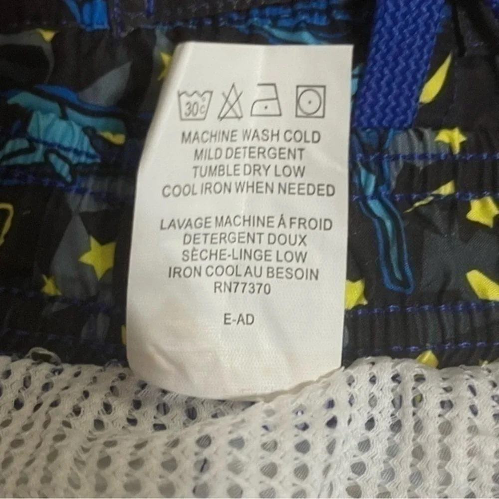 TYR Boy’s Nightfight Challenger Trunk - Black Blue - Size XL (16/18) - NWT